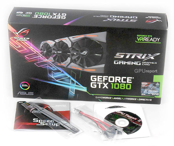 Asus Strix GTX 1080 O8G Gaming Box