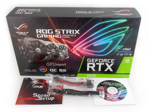 Asus Strix RTX 2070 O8G Gaming balení