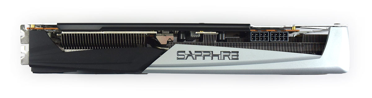 Sapphire Nitro+ RX 5700 XT 8G; horní strana