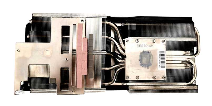 MSI RX 5700 GAMING X 8G; chladič