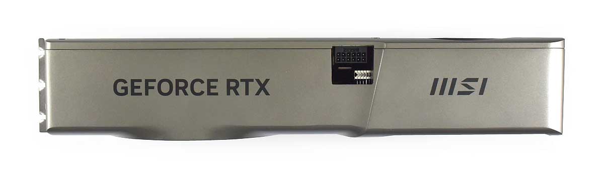 MSI RTX 4070 Ti SUPER 16G EXPERT; horní strana