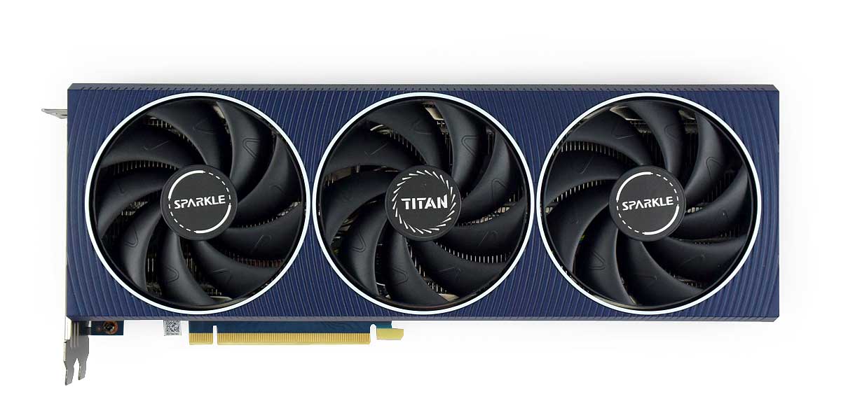 Sparkle Arc A770 TITAN OC Edition 16G; čelní strana