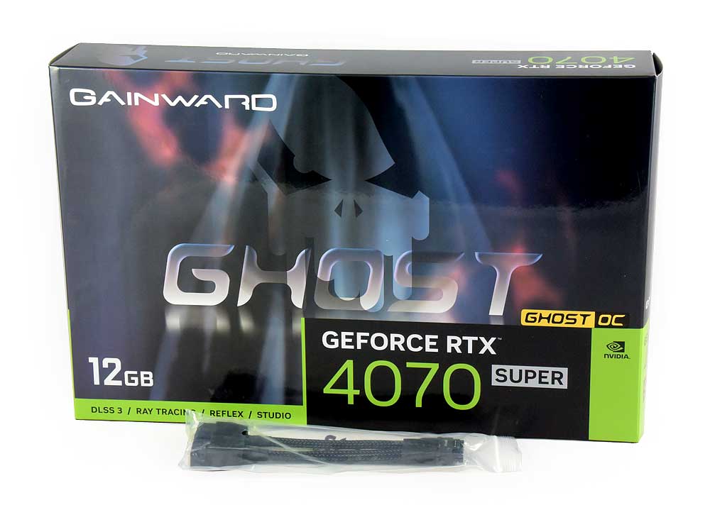 Gainward RTX 4070 SUPER GHOST OC 12G; balení