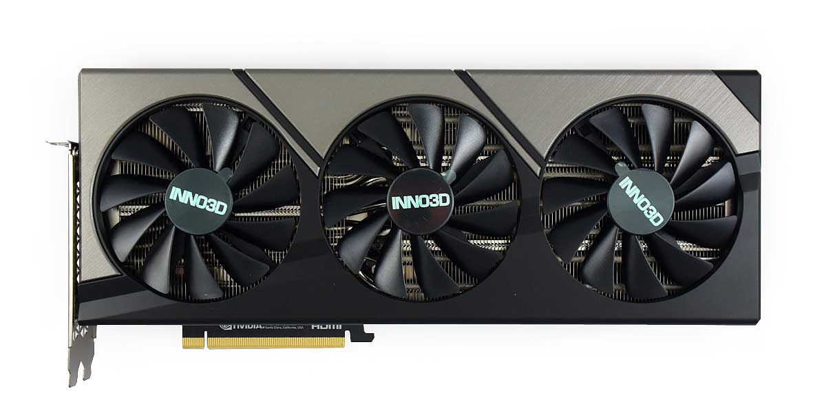 Inno3D RTX 4080 SUPER X3 16G; čelní strana