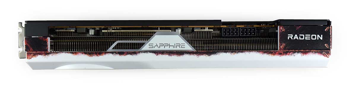 Sapphire PURE RX 7700 XT 12G Frostpunk 2 Edition; horní strana