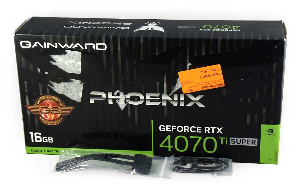 Gainward RTX 4070 Ti SUPER PHOENIX GS 16G; balení