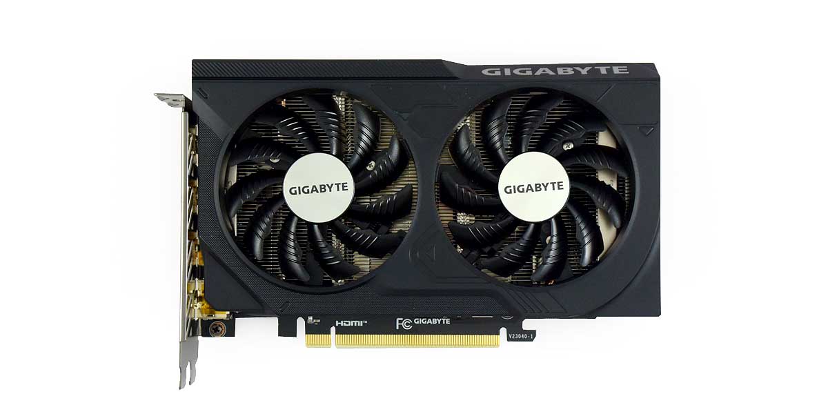 Gigabyte RTX 4060 WINDFORCE OC 8G; čelní strana