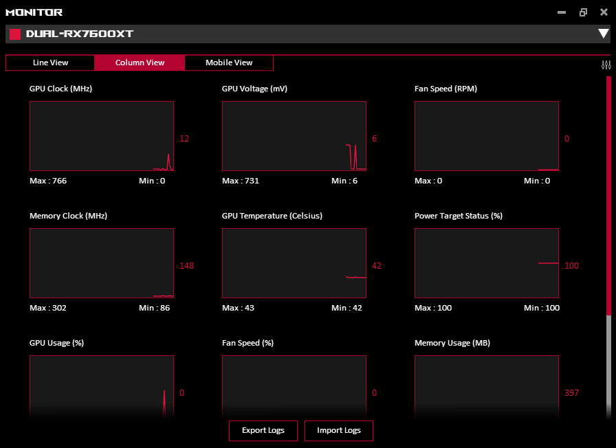 GPU Tweak III; Monitor