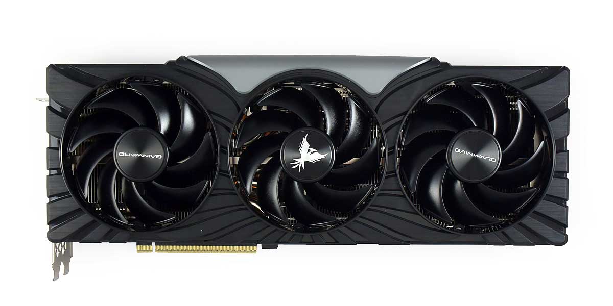 Gainward RTX 5080 PHOENIX GS 16G; čelní strana